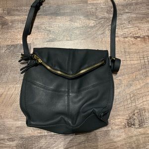 Sonoma black zip flap purse
